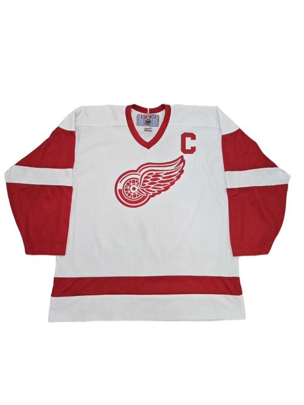 Detroit Red Wings Steve Yzerman #19 Vintage CCM NHL Jersey Men XL
